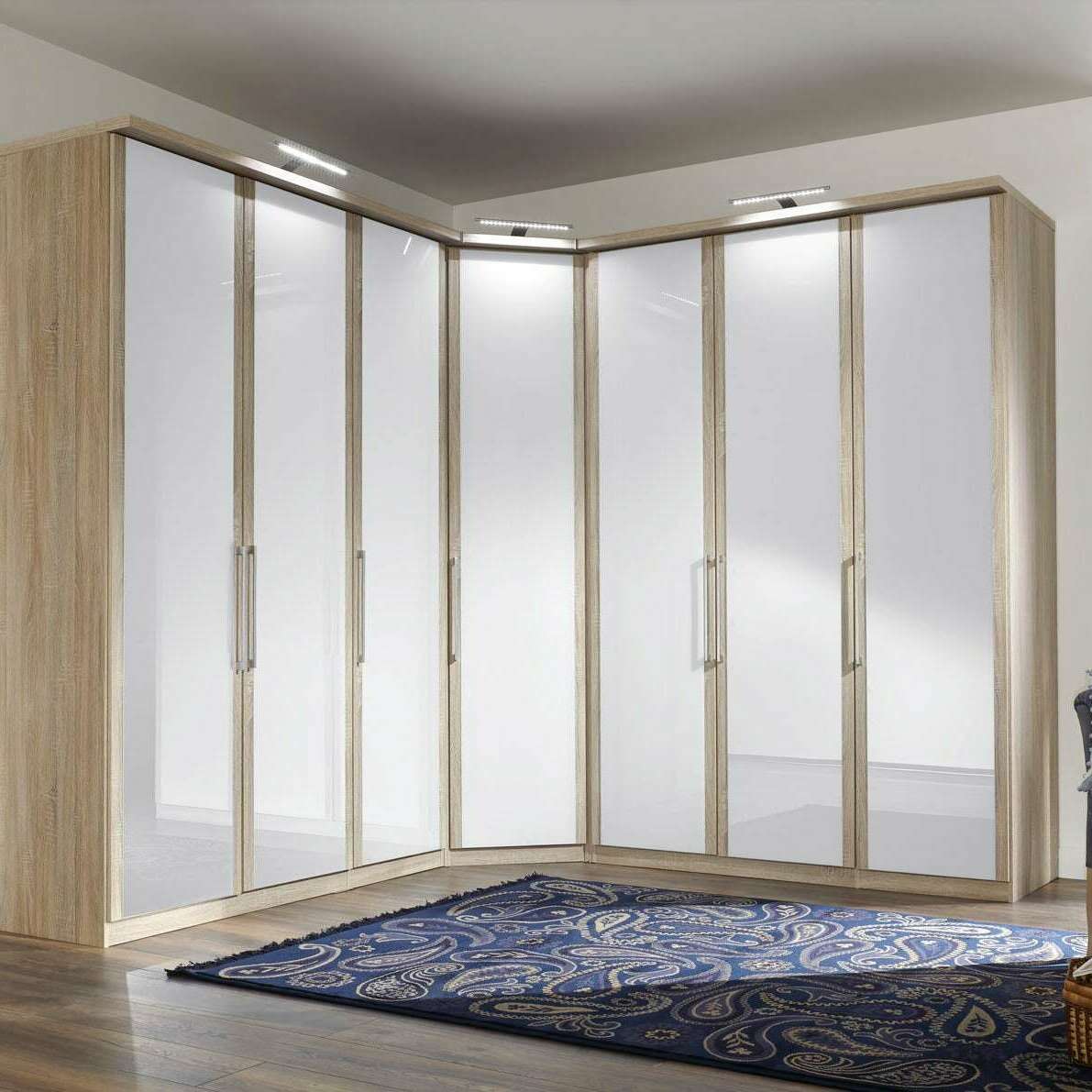 Mounted Wardrobe LED Strip Lights Chrome - Foot Operated