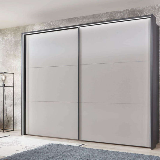 Korfu 2 Door Sliding Wardrobe - Height 221 cm