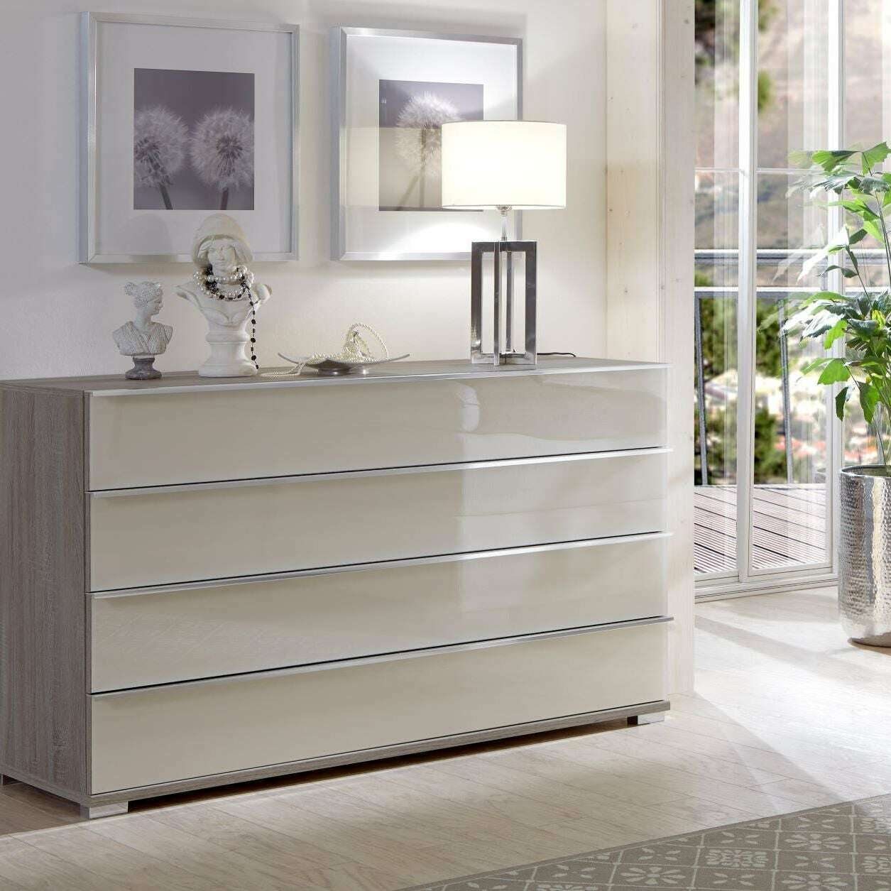 Large 4 Drawer Luxury Dresser