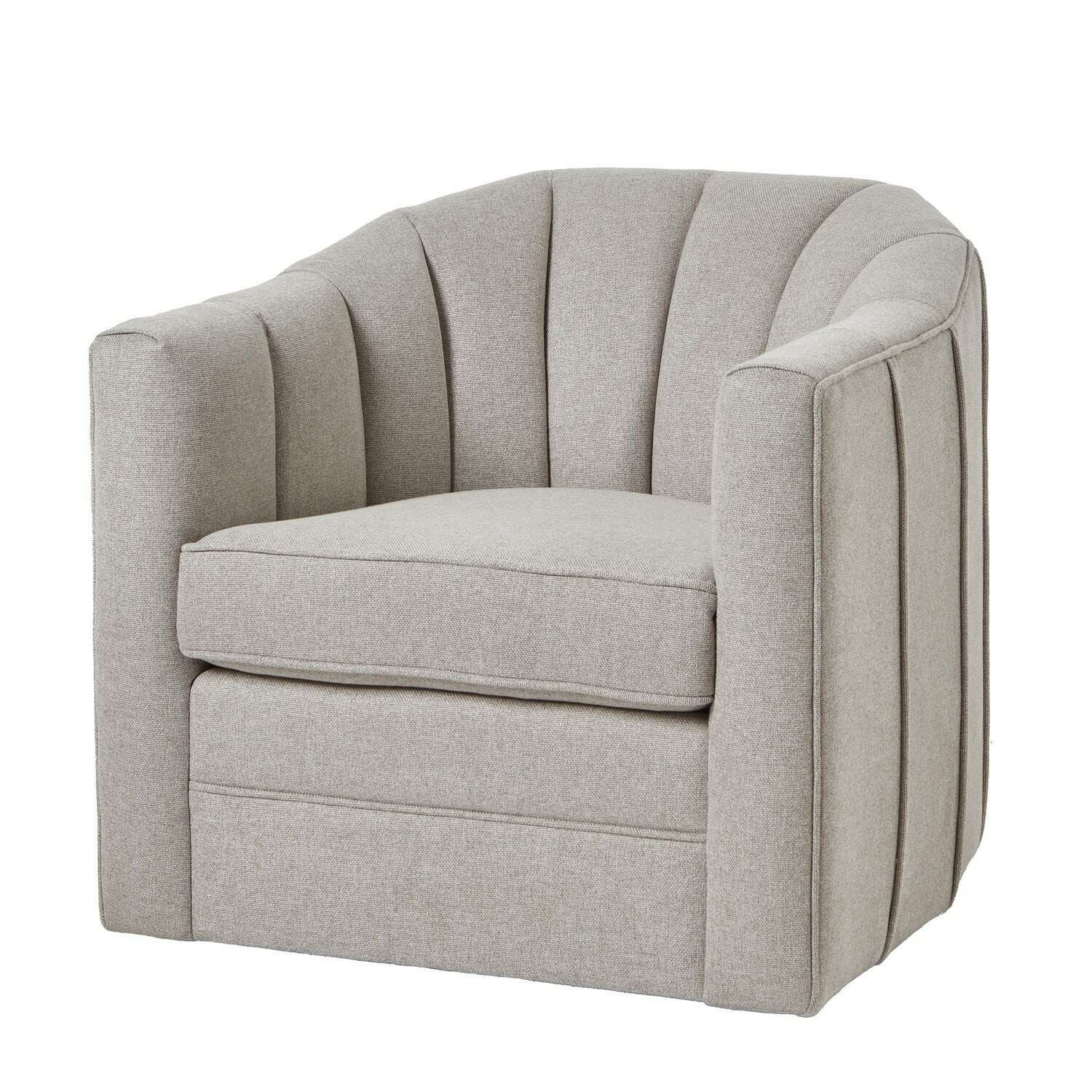 Lily Luxury Upholstered Swivel Chair
