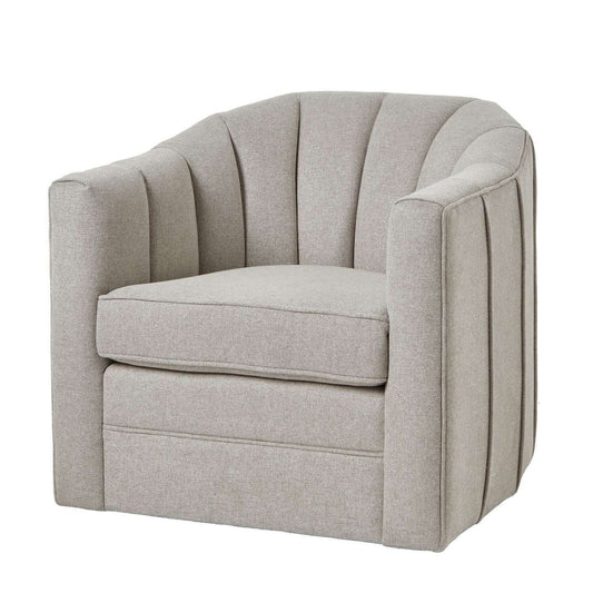Lily Luxury Upholstered Swivel Chair
