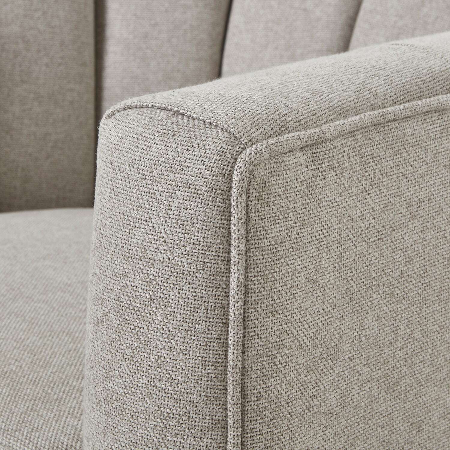 Lily Luxury Upholstered Swivel Chair arm