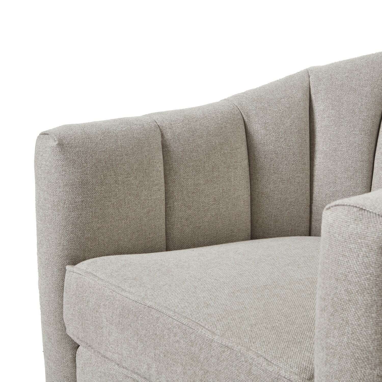 Lily Luxury Upholstered Swivel Chair arm 