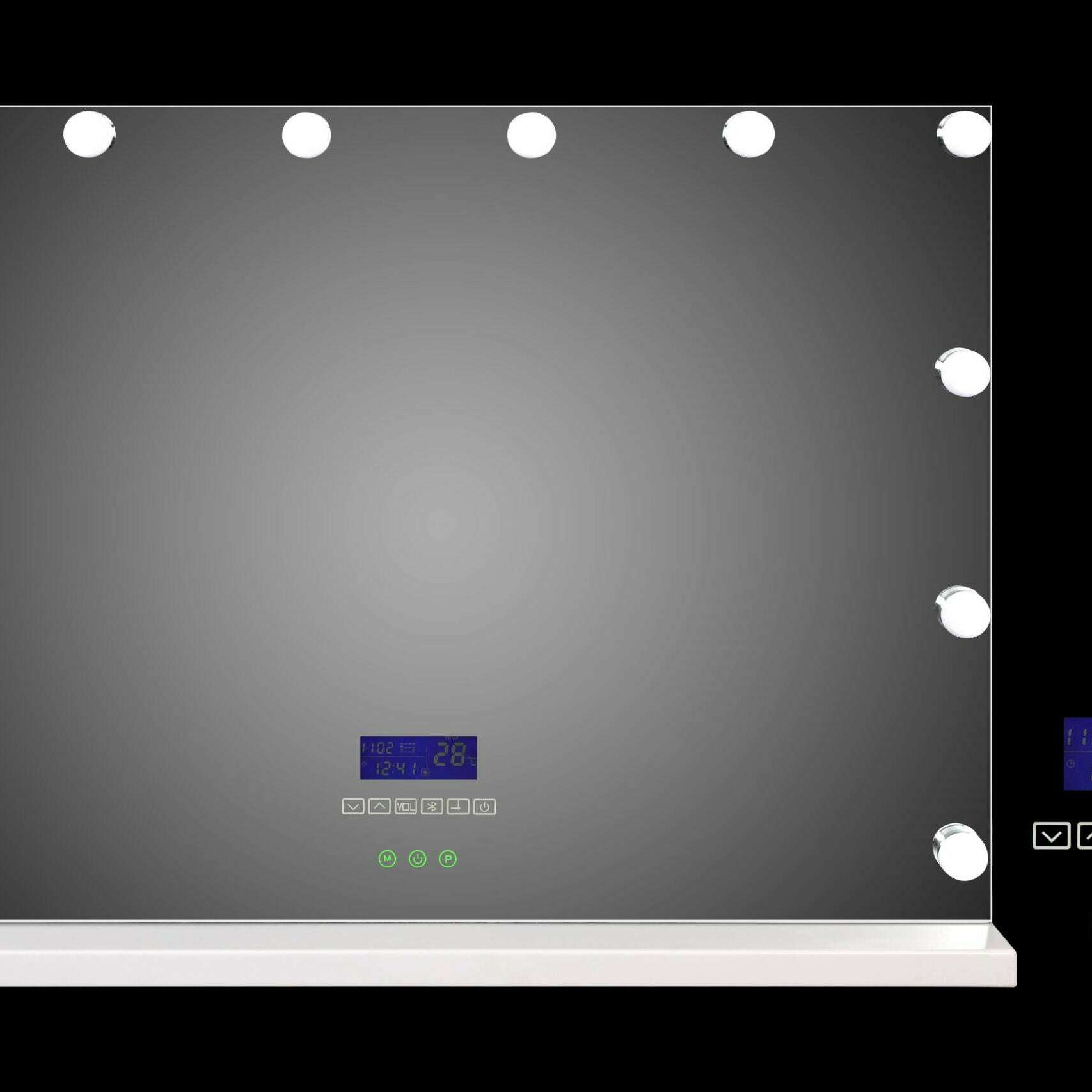 Luxury Hollywood Bluetooth Vanity Mirror with Speakers & Three Light Options