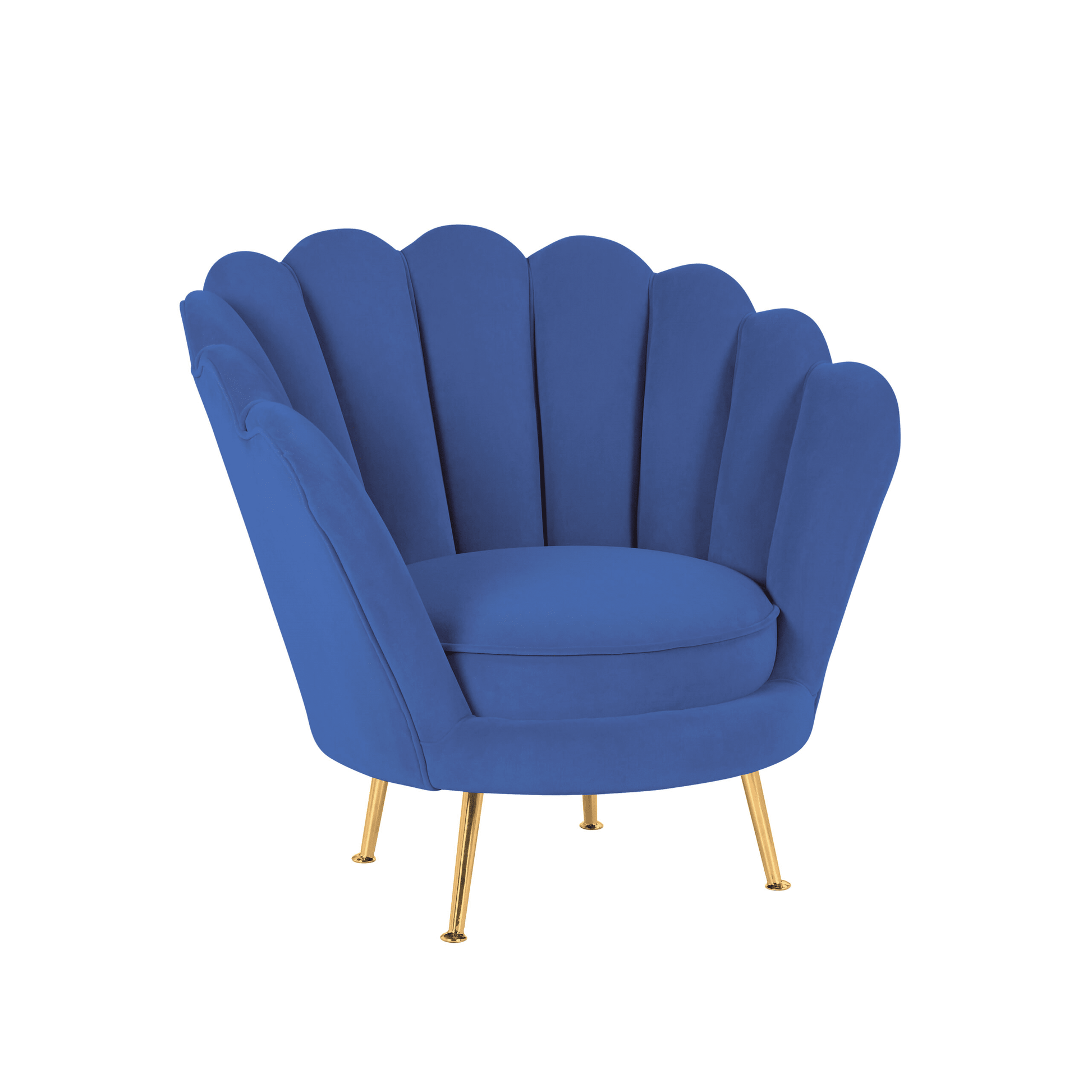 Luxury Velvet Oyster Chair