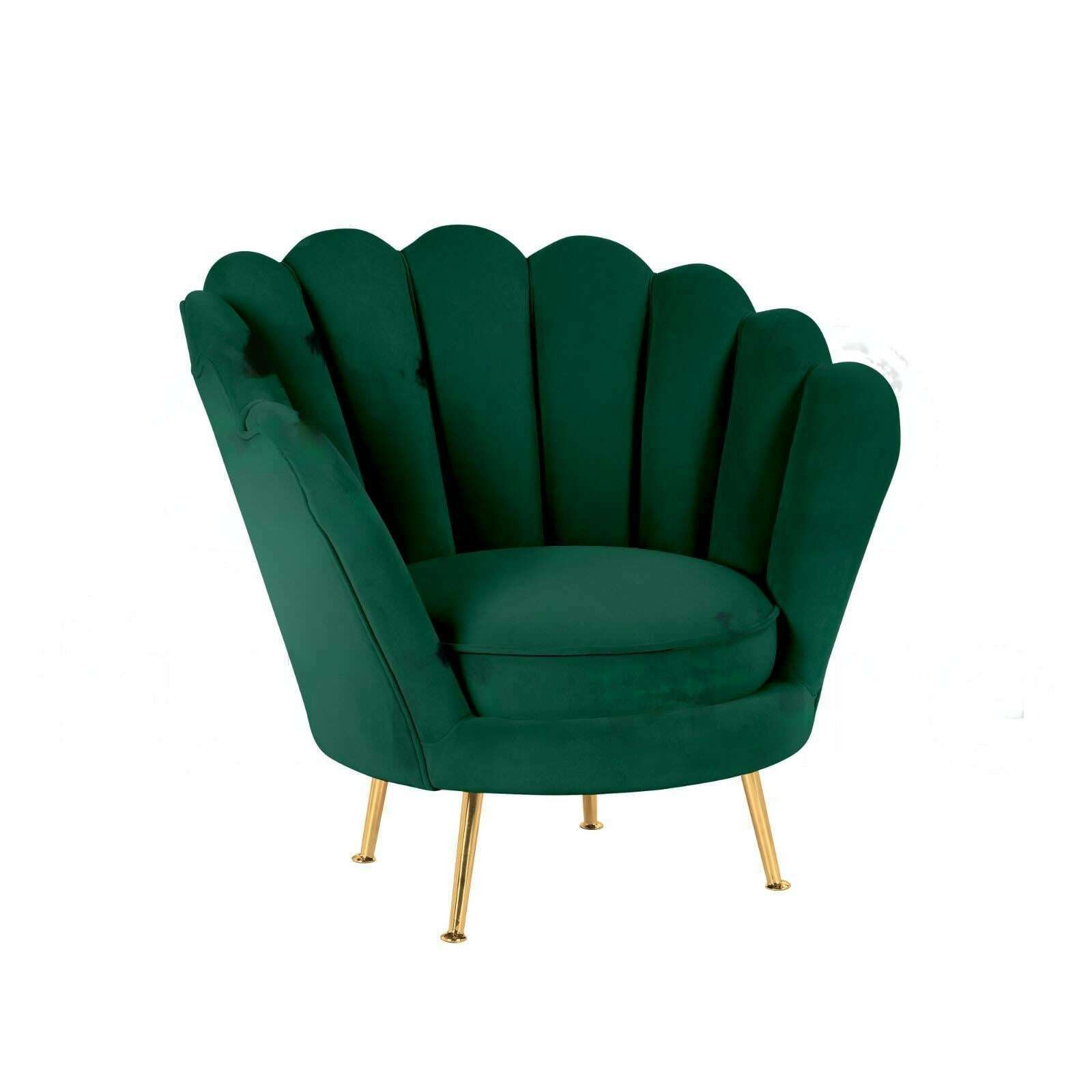 Luxury Velvet Oyster Chair