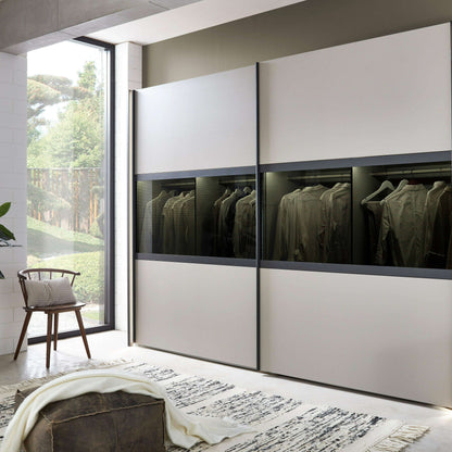 Mayfair VIP Luxe Model Sliding Wardrobe - Height 240 cm
