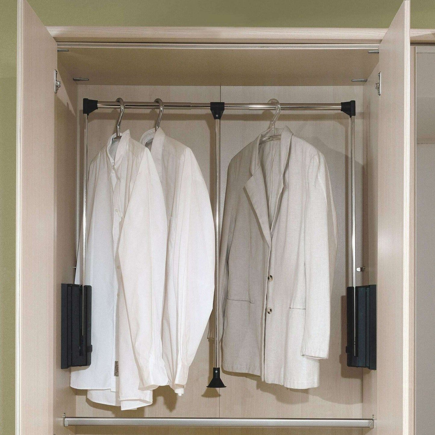 Mayfair VIP Luxe Model Sliding Wardrobe - Height 240 cm clothes lift