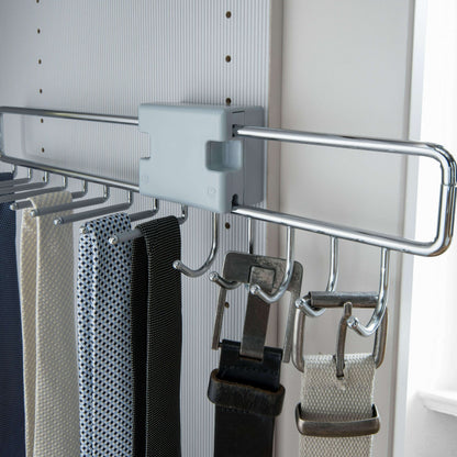 Mayfair VIP Luxe Model Sliding Wardrobe - Height 240 cm tie belt rack