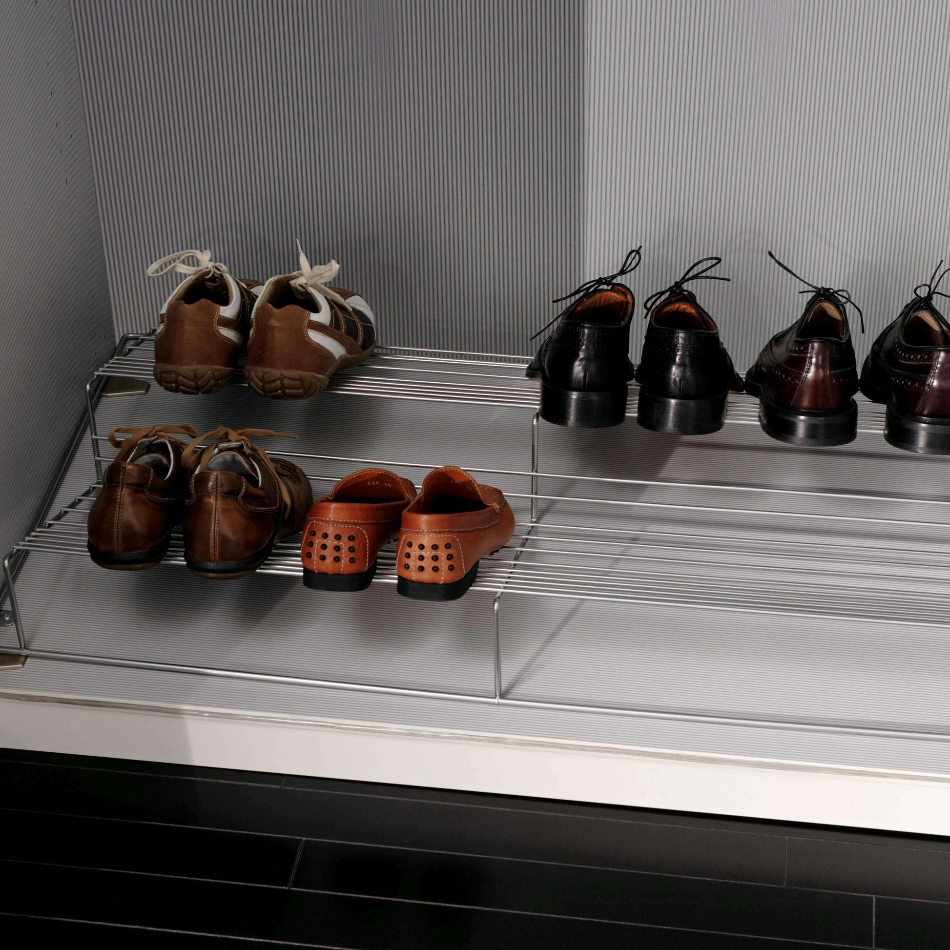 Mayfair VIP Standard Model Sliding Wardrobe - Height 216 cm shoe rack