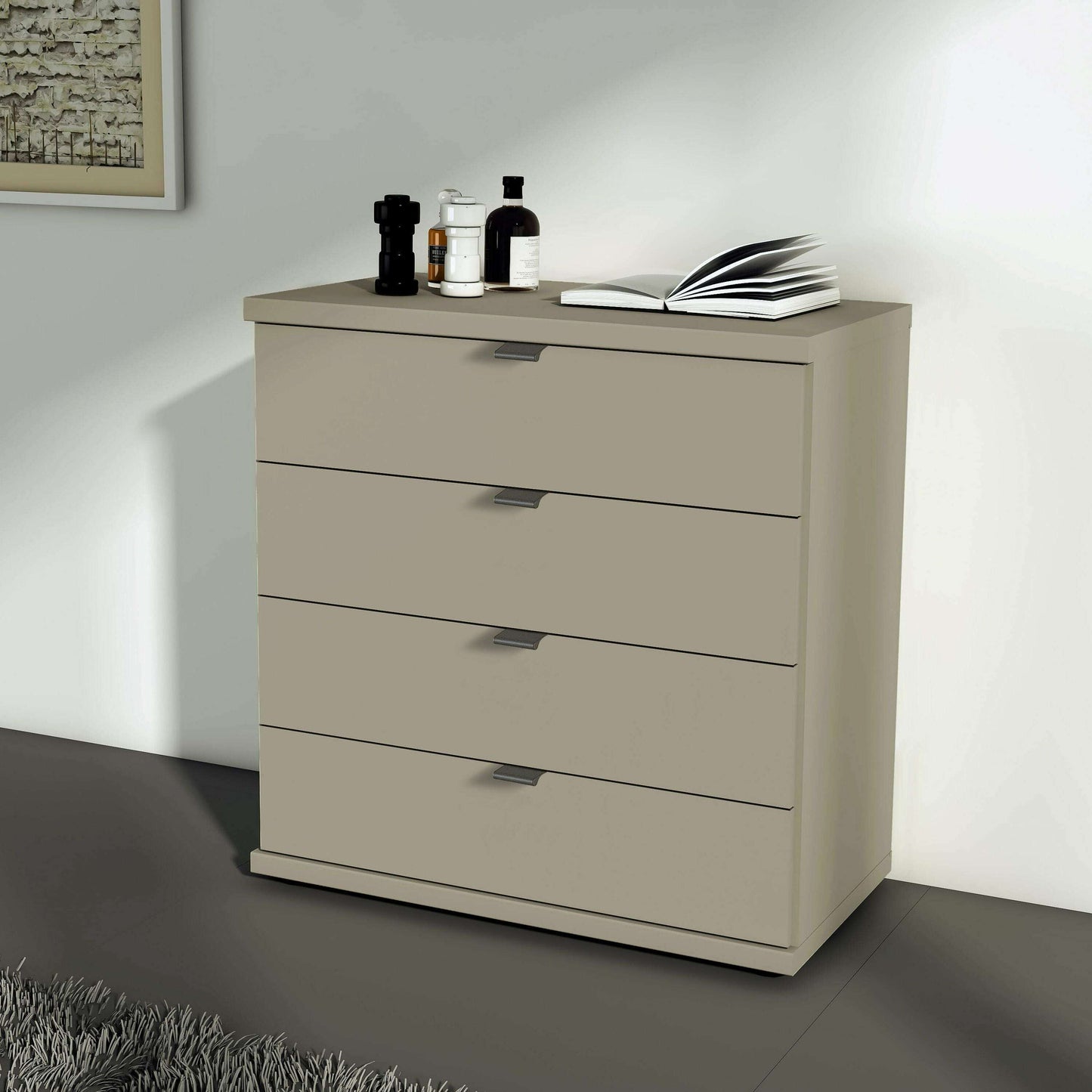 Medium Size 4 Drawer Chest of Drawers