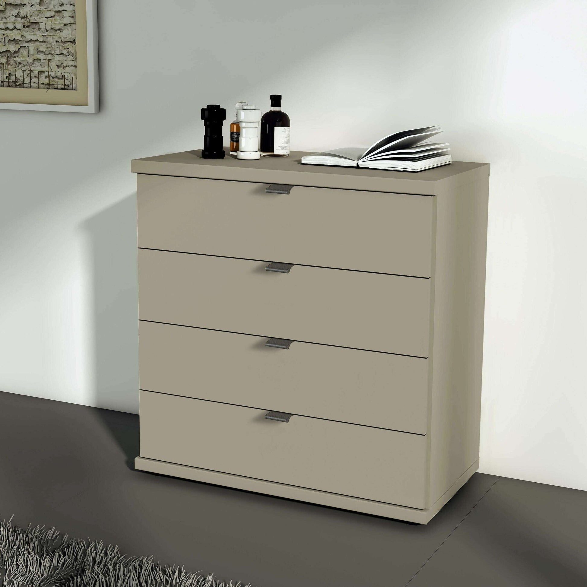 Medium Size 4 Drawer Chest of Drawers
