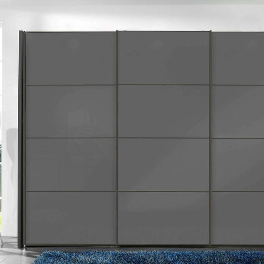 Miami 3 & 4 Door Plain/2/4 Panel Sliding Wardrobe - Height 217 cm