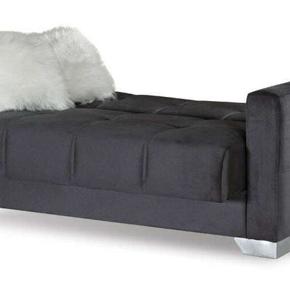 Modern Plush Velvet 2 & 3 Seater Chaise Sofa Bed 2 chaise mode