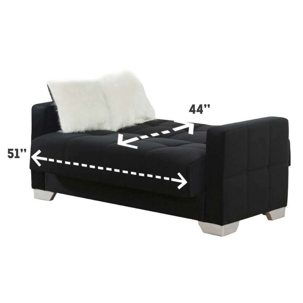 Modern Plush Velvet 2 & 3 Seater Chaise Sofa Bed 2 dimensions
