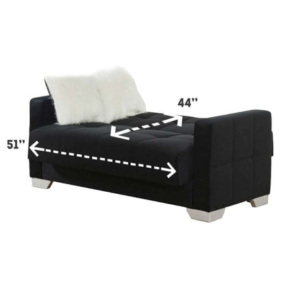 Modern Plush Velvet 2 & 3 Seater Chaise Sofa Bed 2 dimensions
