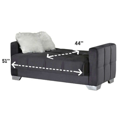 Modern Plush Velvet 2 & 3 Seater Chaise Sofa Bed grey dimensions