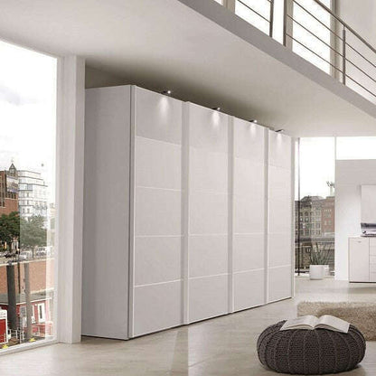 Mounted Wardrobe Power LED Lights Chrome - Foot Operated lifestyle pic 5