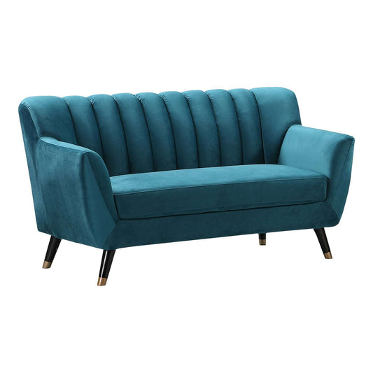 Plush Velvet 2 Seater Sofa teal