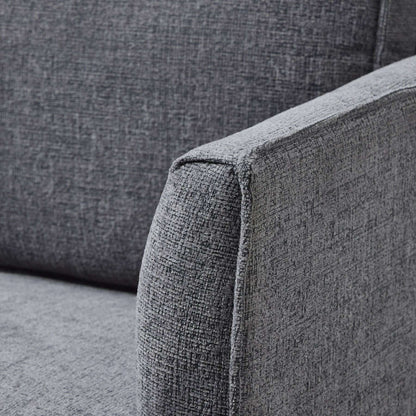 Richmond Luxury Grey Large Arm Chair armrest