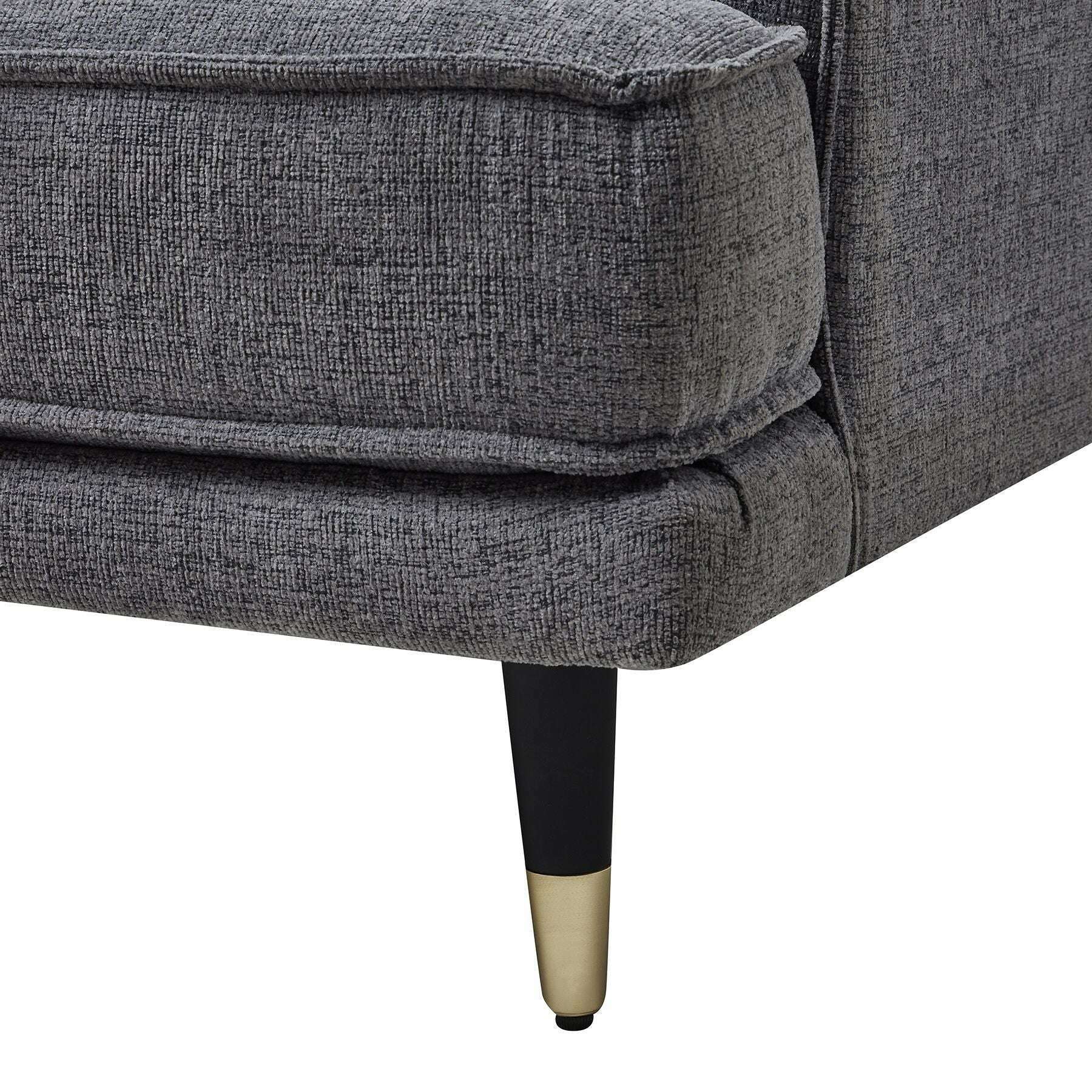 Richmond Luxury Grey Large Arm Chair feet