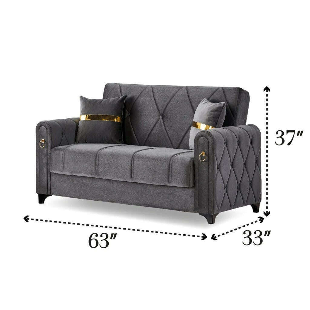 Summit Luxury 2 & 3 Seater Chaise Sofa Bed 2 seater dimensions