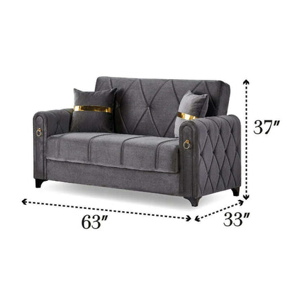 Summit Luxury 2 & 3 Seater Chaise Sofa Bed 2 seater dimensions