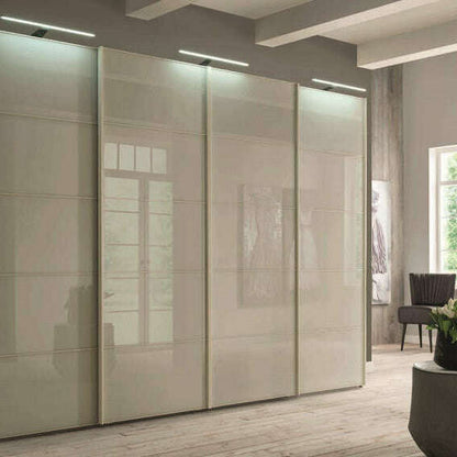 Westside VIP 4 Door Coloured Glass Front Sliding Wardrobe - Height 236 cm lifestyle pic 2