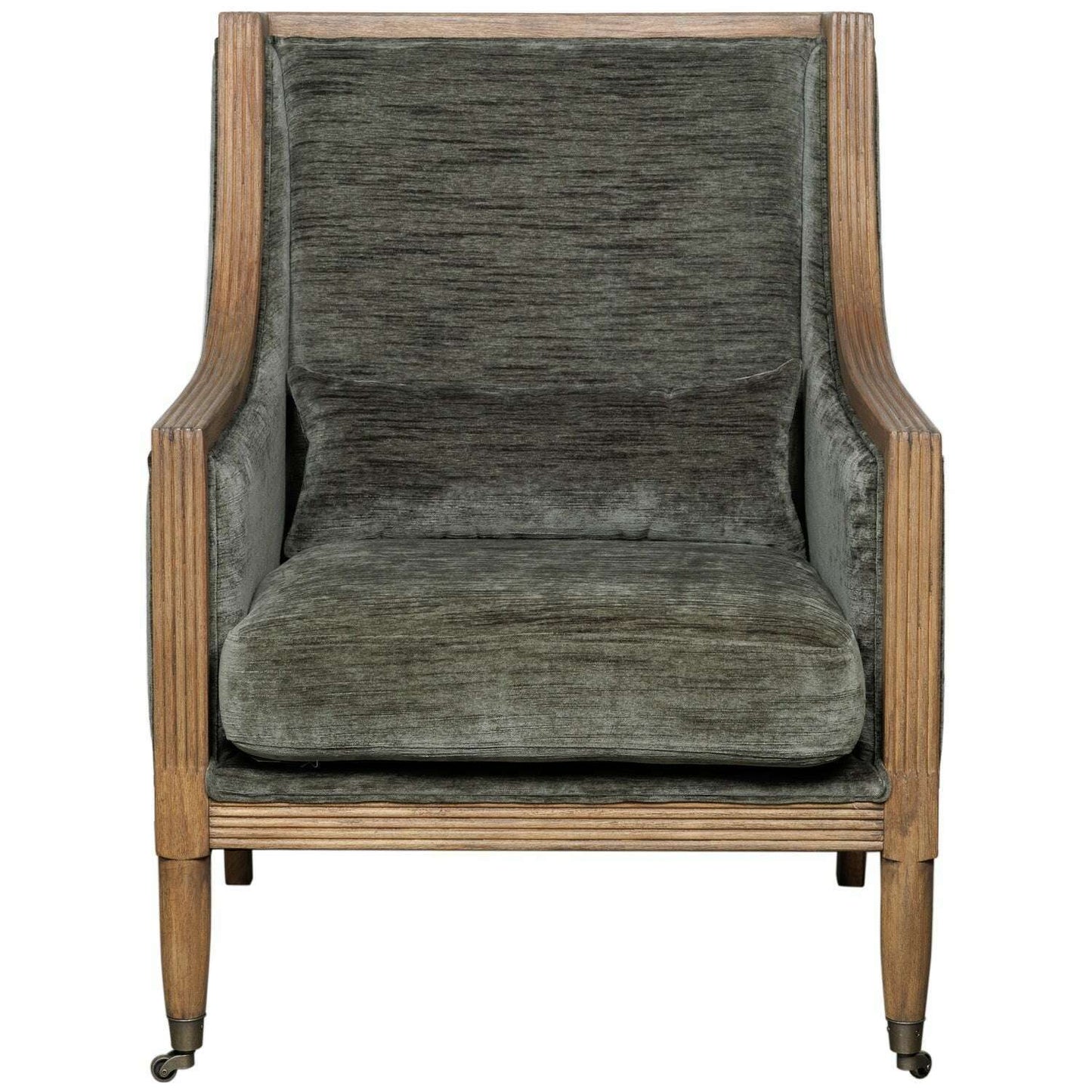 albury-armchair olive front view