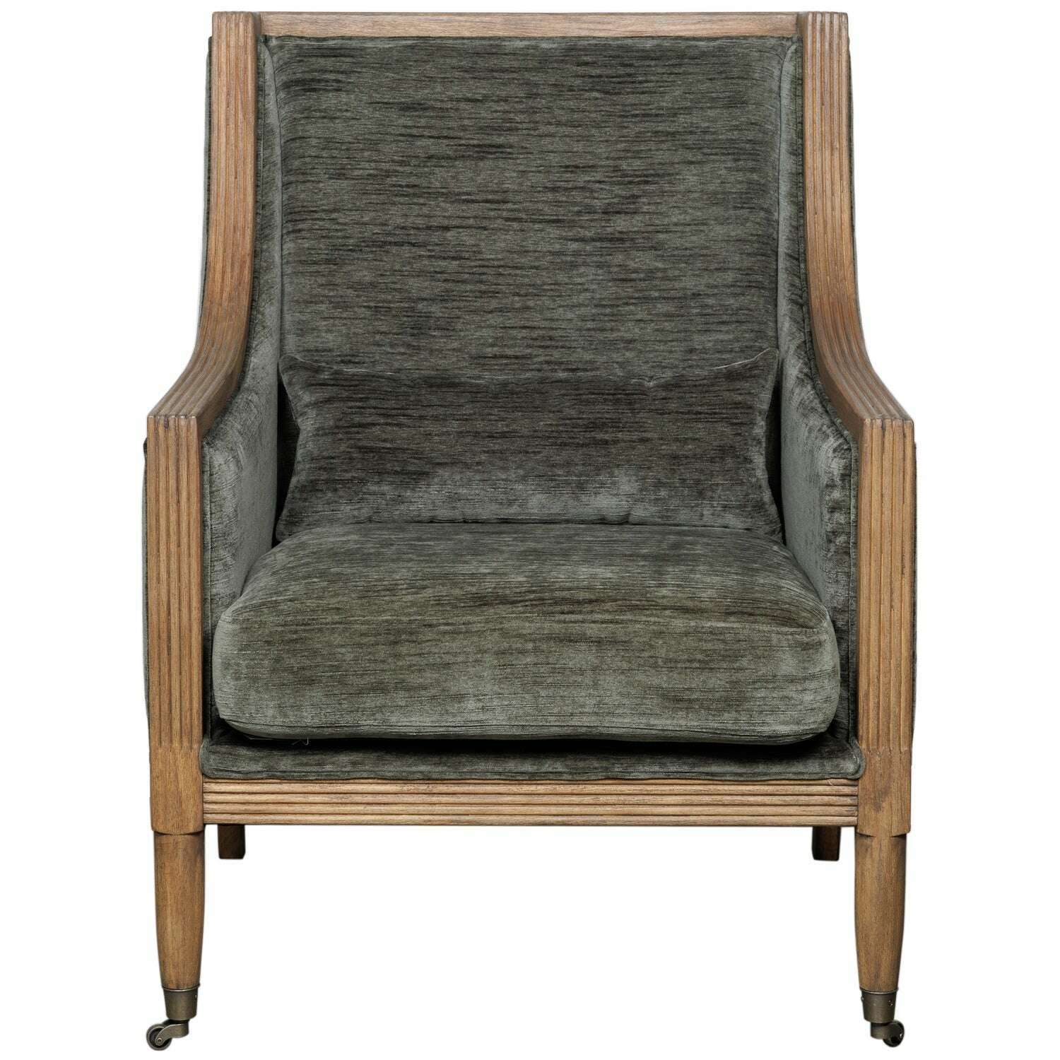 albury-armchair olive front view