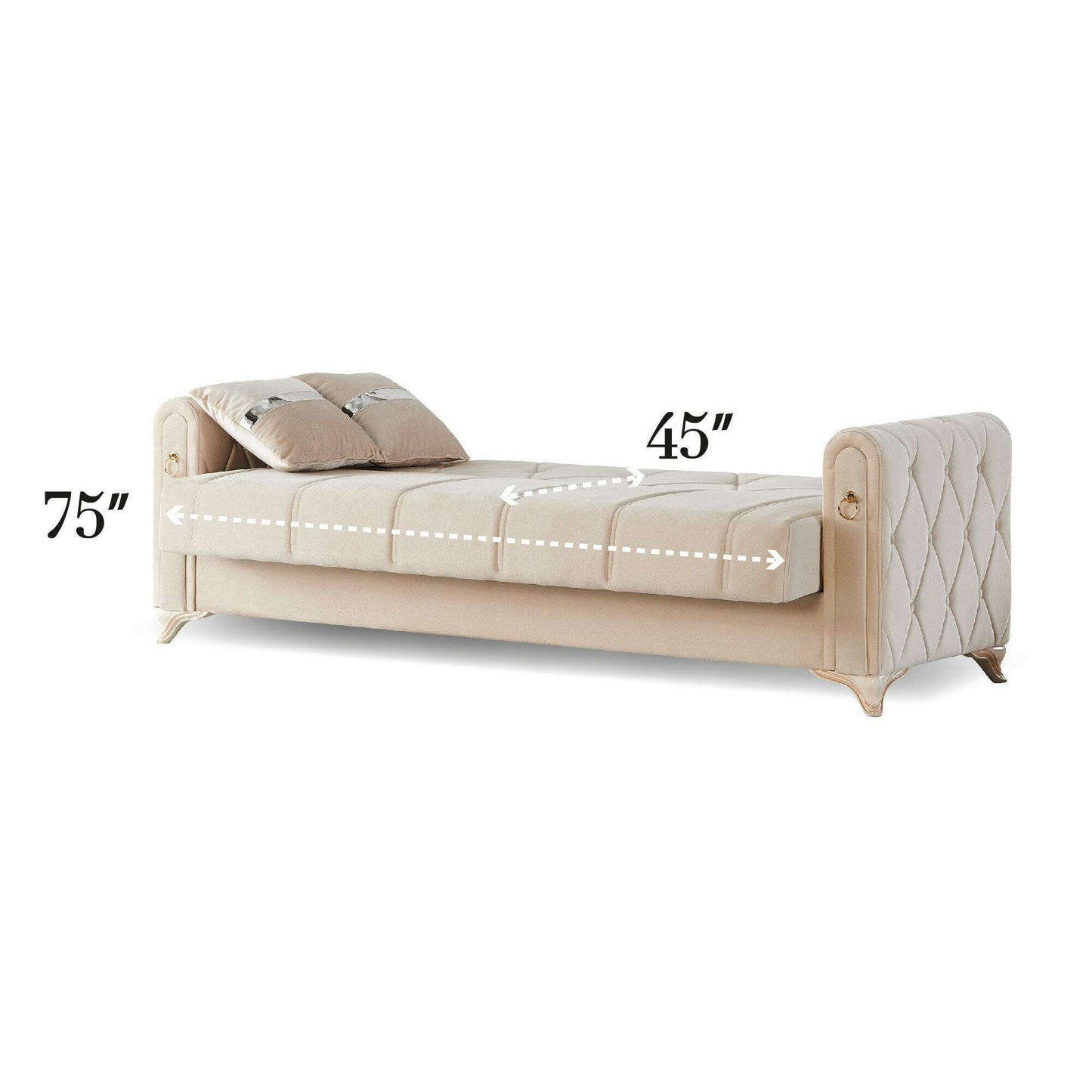 amman-luxury-2-3-seater-chaise-sofa-bed 3 seater measurements chaise mode