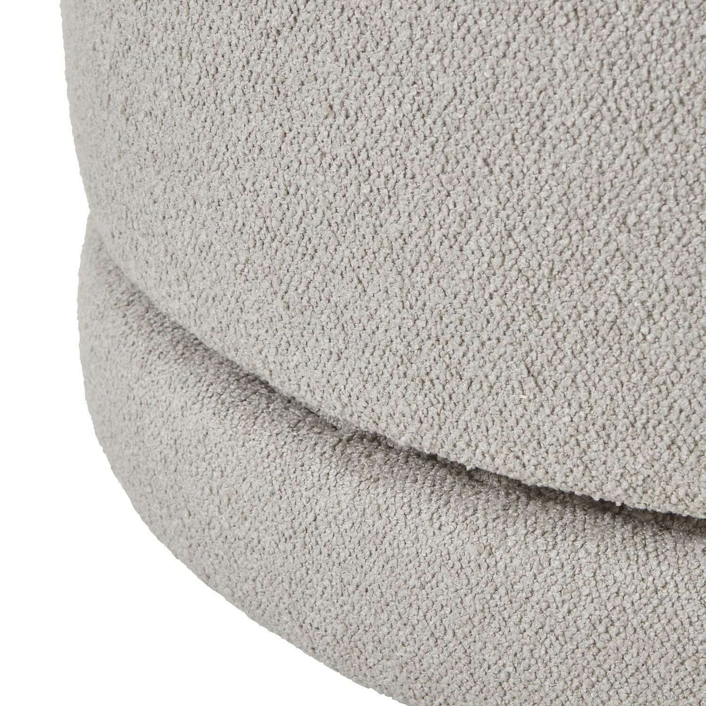 Aspen Luxury Upholstered Swivel Ottoman base view