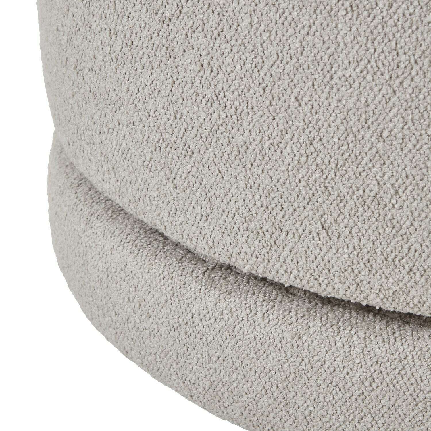 Aspen Luxury Upholstered Swivel Ottoman base view