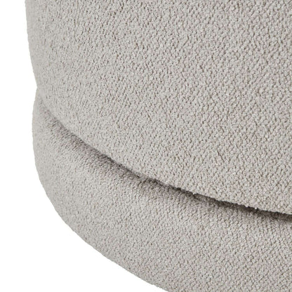 Aspen Luxury Upholstered Swivel Ottoman base view