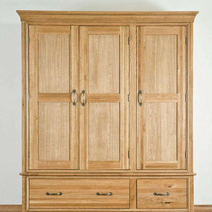 french-farmhouse-oak-range---triple-wardrobe-with-drawers-1