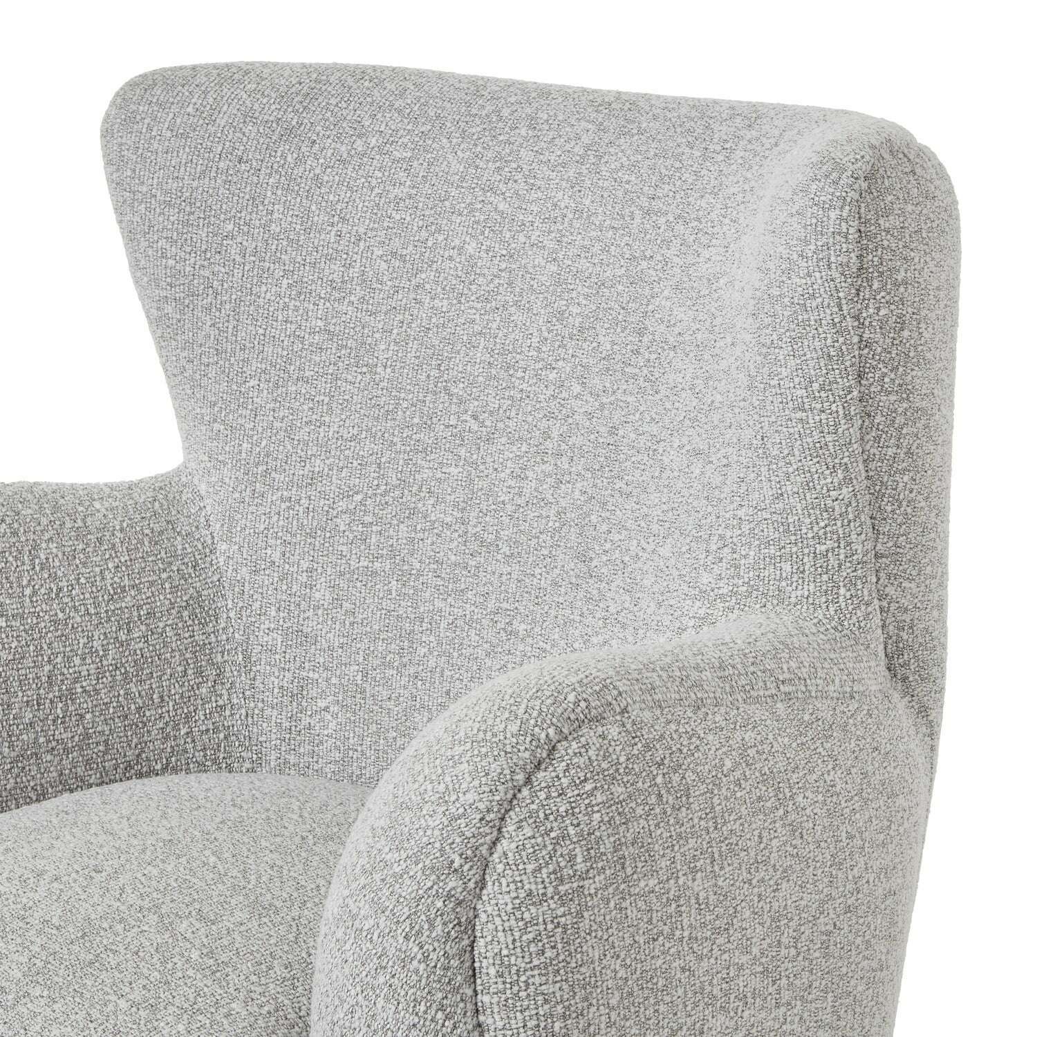 Greige Hui Large Arm Chair back rest