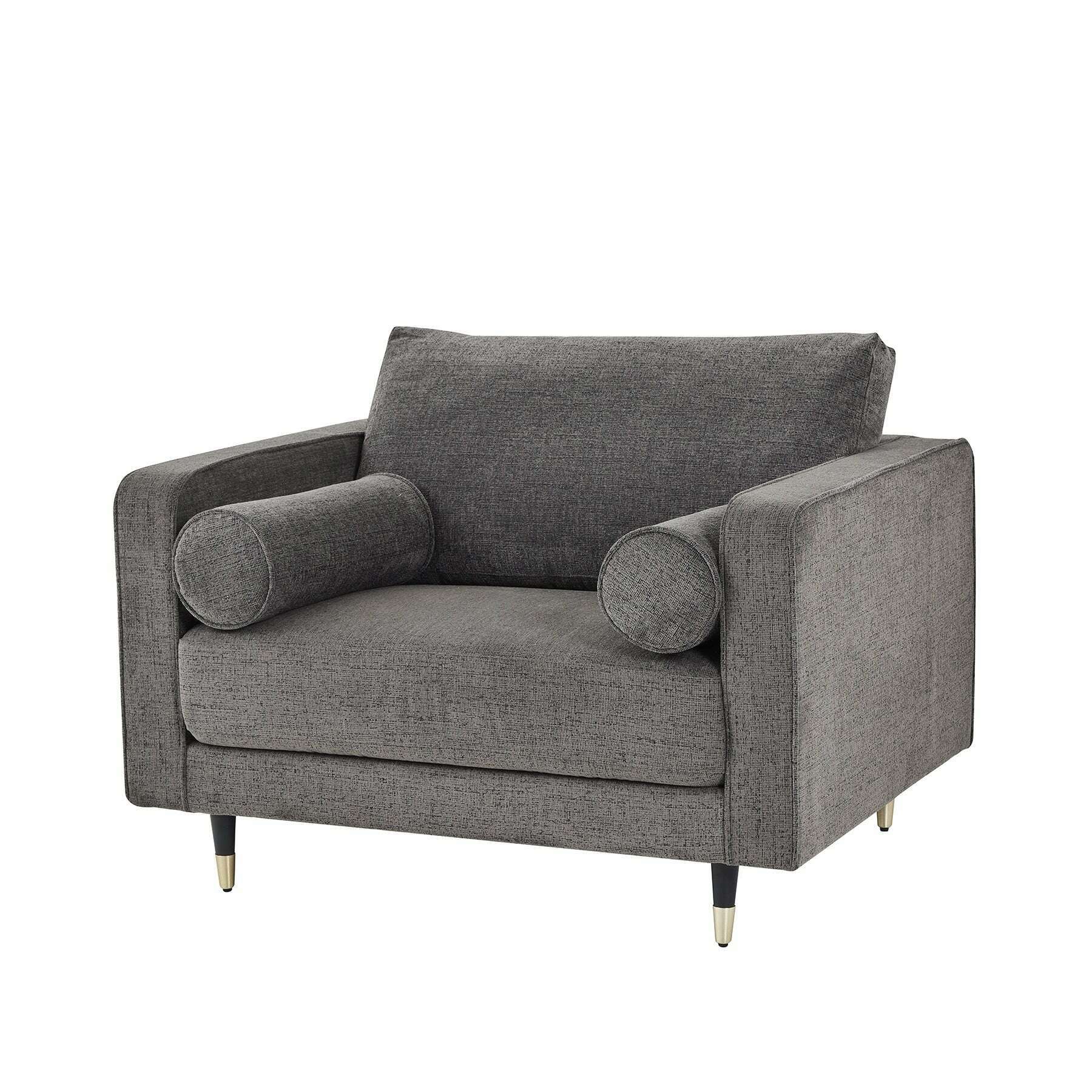Hampton Luxury Large Grey Armchair