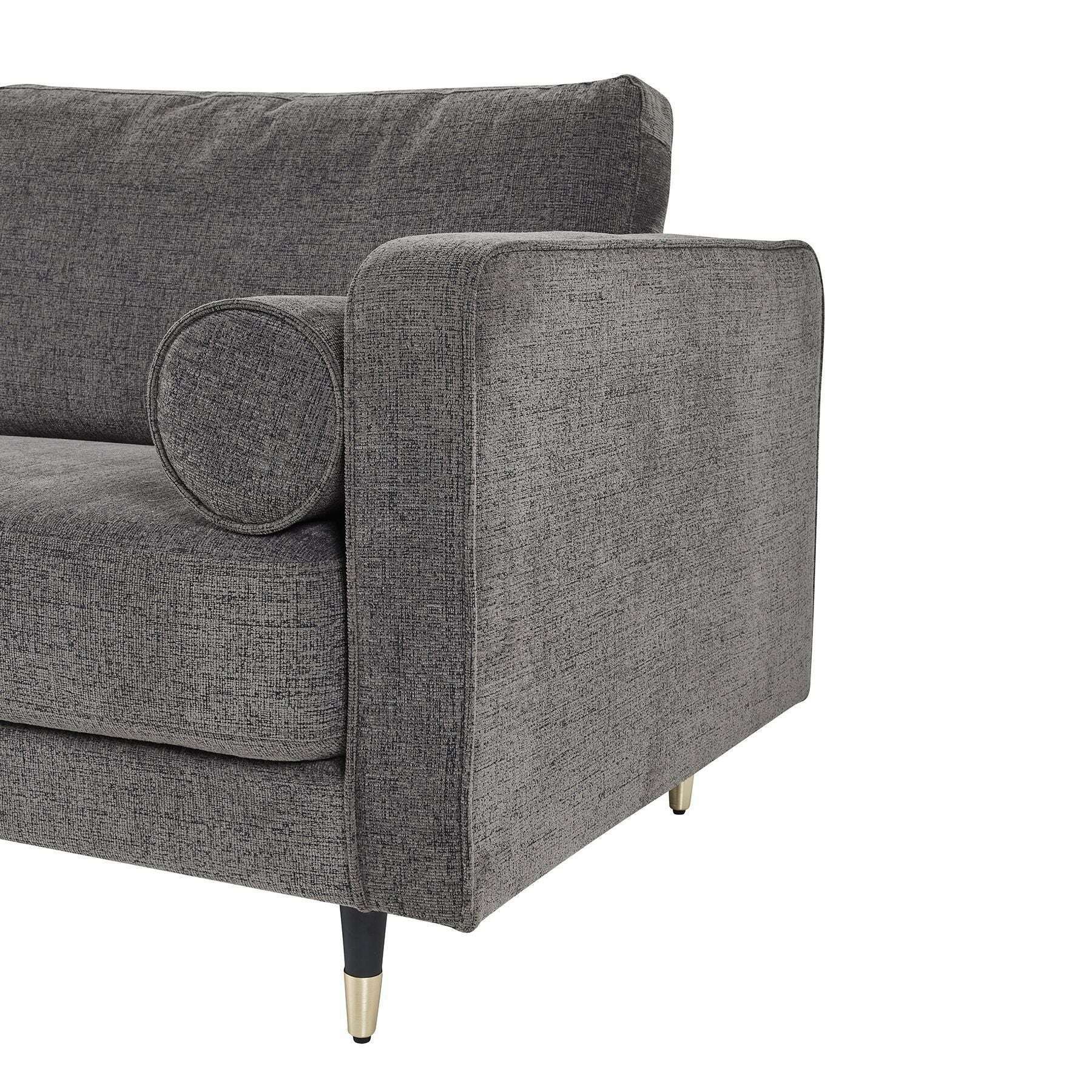 Hampton Luxury Large Grey Armchair arm