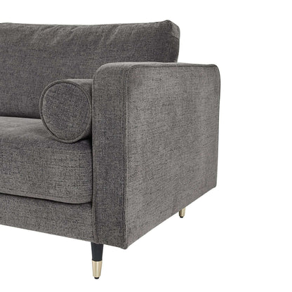 Hampton Luxury Large Grey Armchair arm