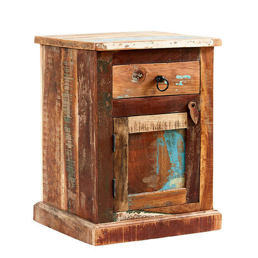 Hand Crafted Rustic Coastal Side Chest