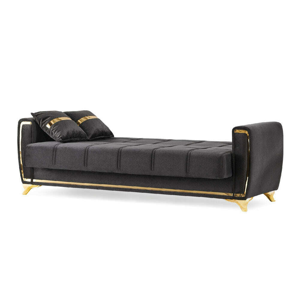 Kayseri Luxury 2 & 3 Seater Chaise Sofa Bed 3 seater chaise mode