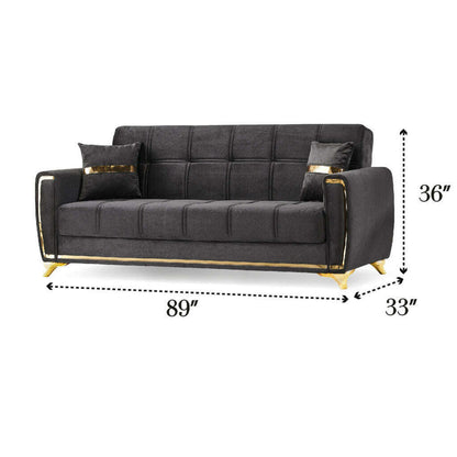 Kayseri Luxury 2 & 3 Seater Chaise Sofa Bed 3 seater dimensions