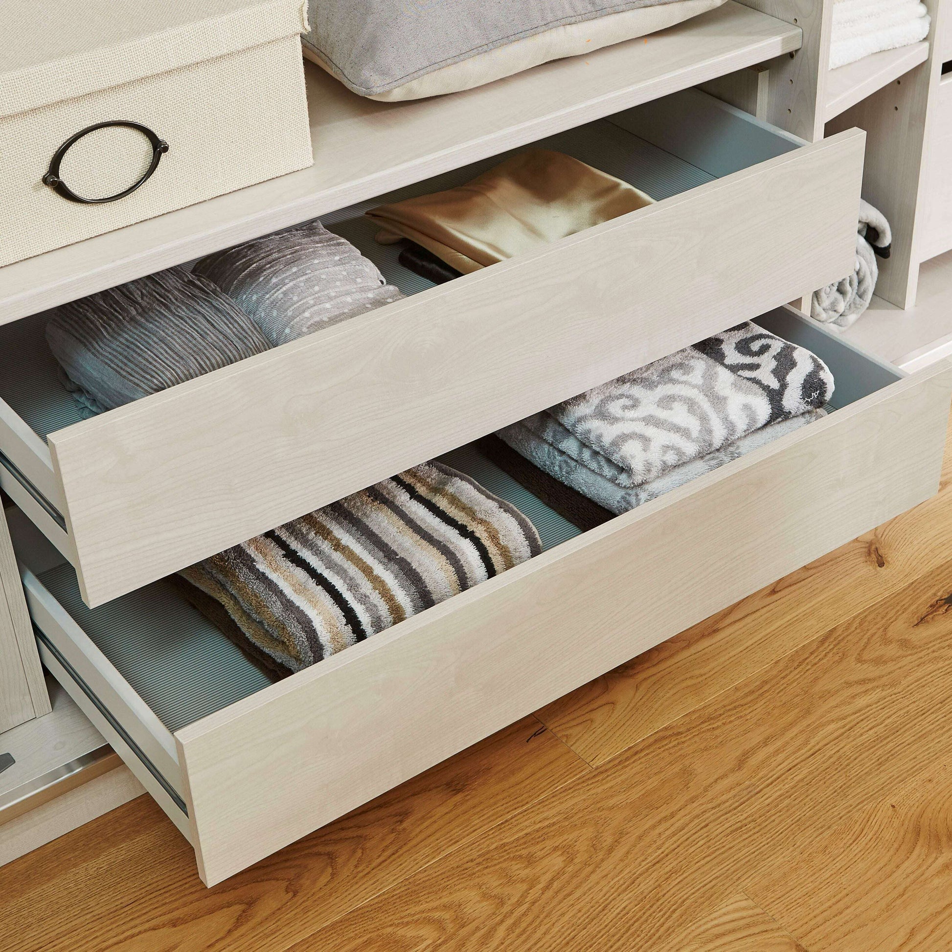 Korfu 2 Door Mirrored Sliding Wardrobe with Side Profiles - Height 217 cm wooden drawers