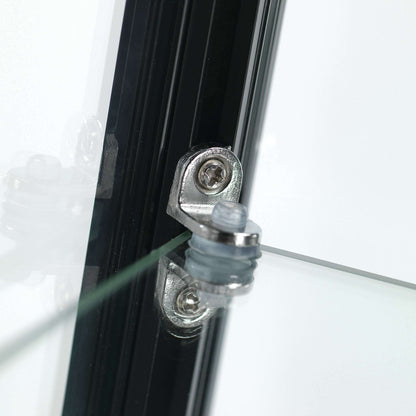 luxury-glass-shoehandbag-storage-cabinet-led-lights-100cm-wide-14