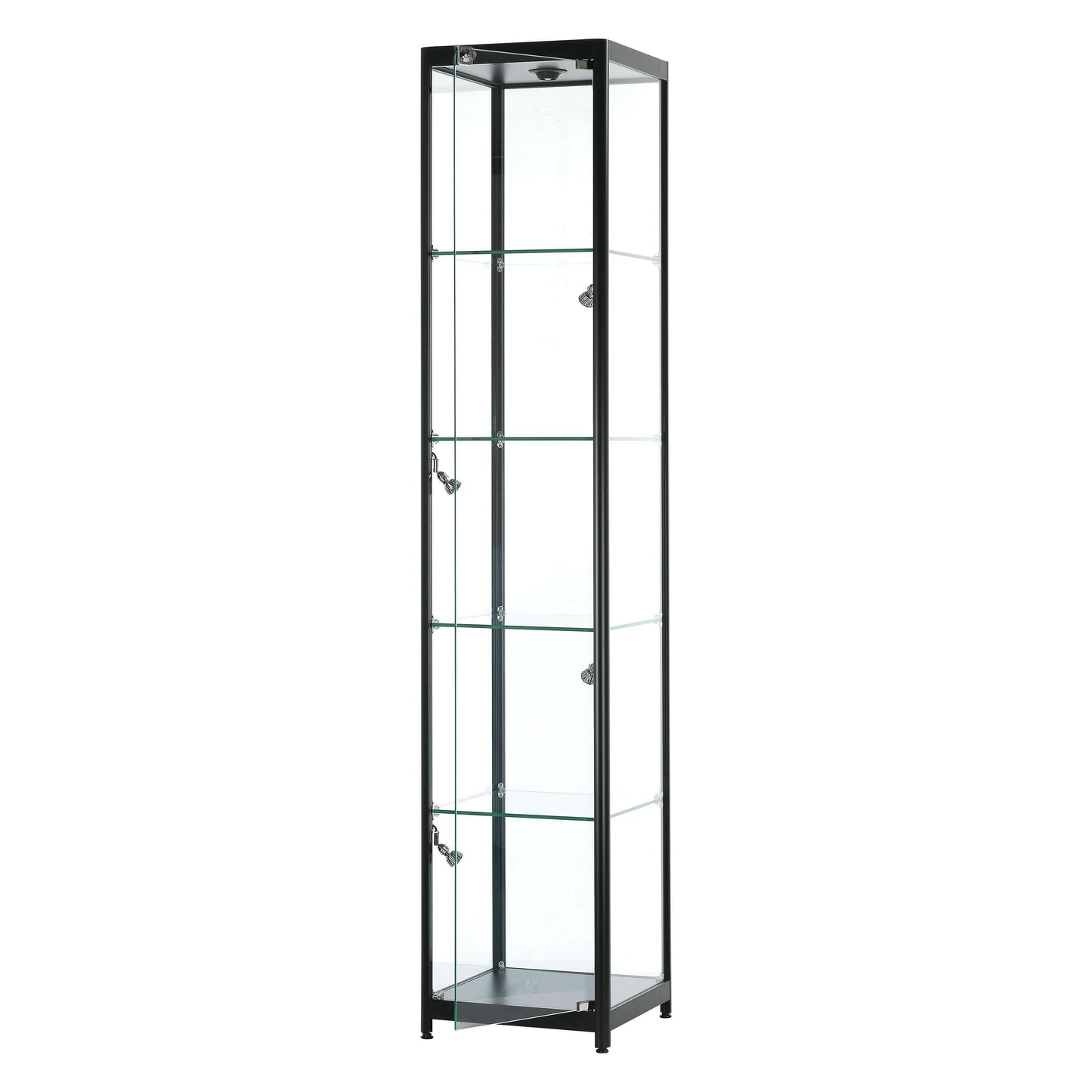luxury-glass-shoehandbag-storage-cabinet-led-lights-40cm-wide-2