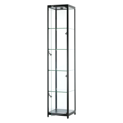 luxury-glass-shoehandbag-storage-cabinet-led-lights-40cm-wide-2