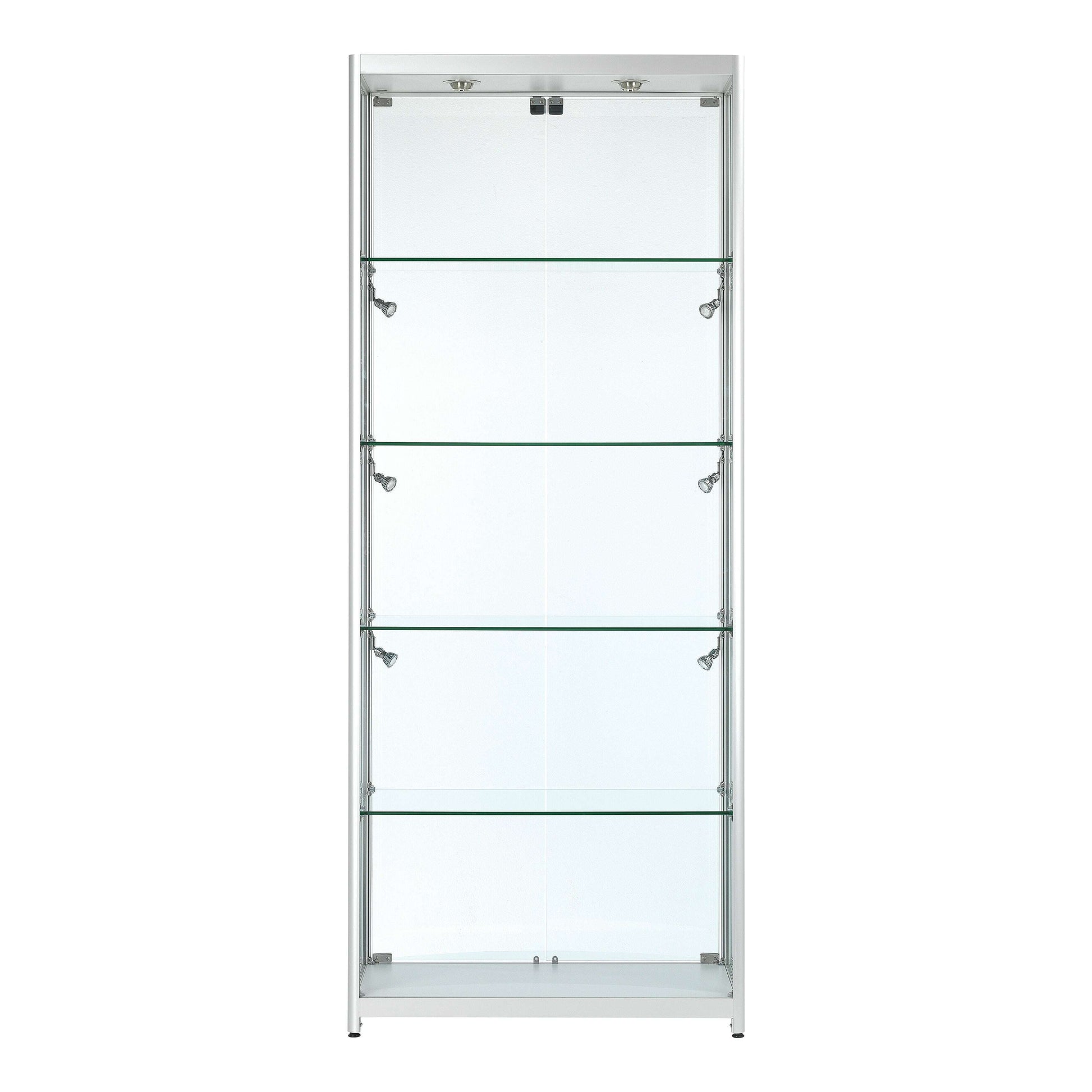 luxury-glass-shoehandbag-storage-cabinet-led-lights-80cm-wide-8
