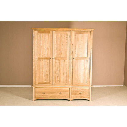 modern-oak-range---triple-wardrobe-with-drawers-3